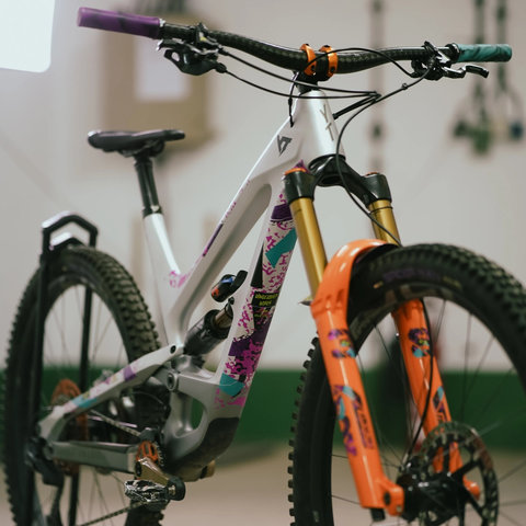 Unleazhed XXL 80er Vibes color Rahmenschutzfolie - matt