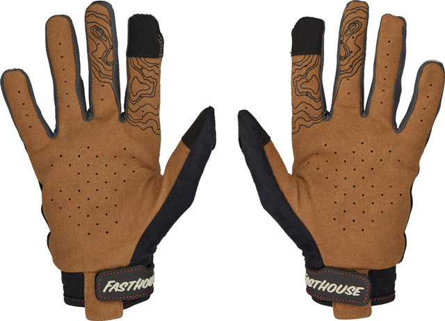 Fasthouse Guantes de dedos completos Ridgeline Ronin - black/M