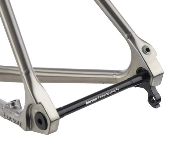 KOCMO RR Team Disc Titan Road Rahmenkit - titan satin/54 cm, 105 mm × 39 cm