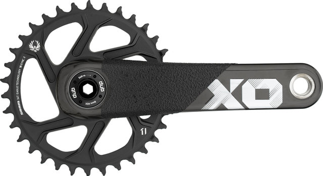 SRAM X01 DH DUB Direct Mount 11-speed Carbon Crankset - black/170,0 mm