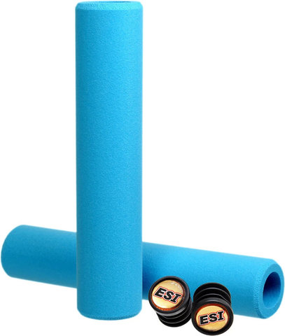 ESI Racers Edge Silicone Handlebar Grips - aqua | 130 mm