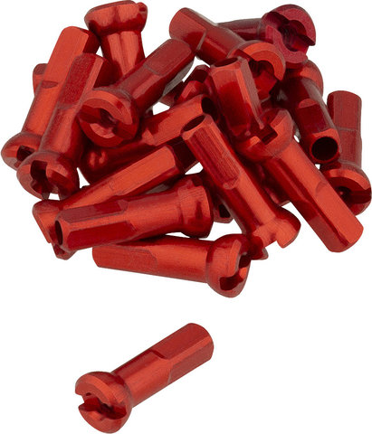 Sapim Polyax Aluminium-Nippel - 20 Stück - rot