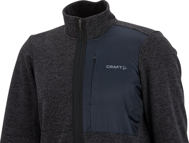 Craft Chaqueta Adv Gravel SubZ Knit - black melange/M