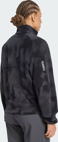 adidas Outdoor TERREX Multi Full-Zip Fleece AOP3 Women's sweater - carbon-black | L