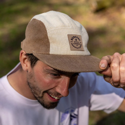 Burgtec Bandit Corduroy Five Panel Kappe - grandad/one size