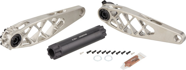 5DEV Titanium Kurbel DUB Boost - raw/165,0 mm