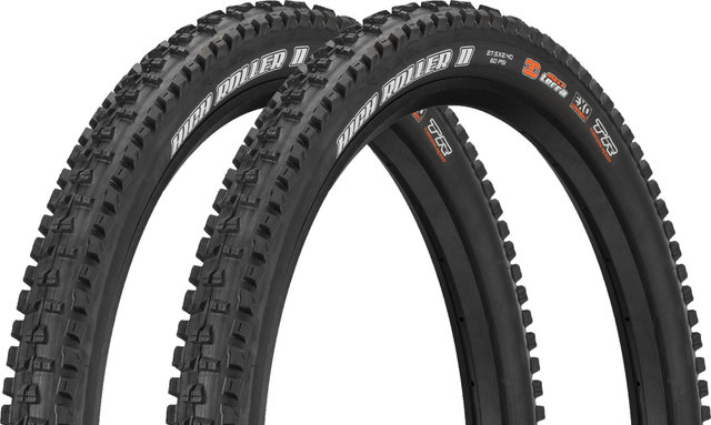 Maxxis Highroller II 3C MaxxTerra EXO Protection TR 27.5" Folding Tyre Set - black/27.5 /61 mm/61-584/2.4 