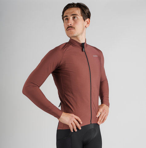 GripGrab PACR Thermal Long Sleeve Jersey - dark red/M