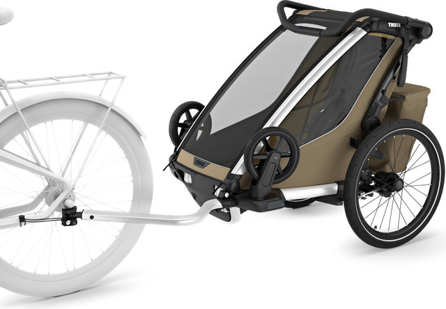 Thule Chariot Cross 2 single Kinderanhänger - faded khaki/20"