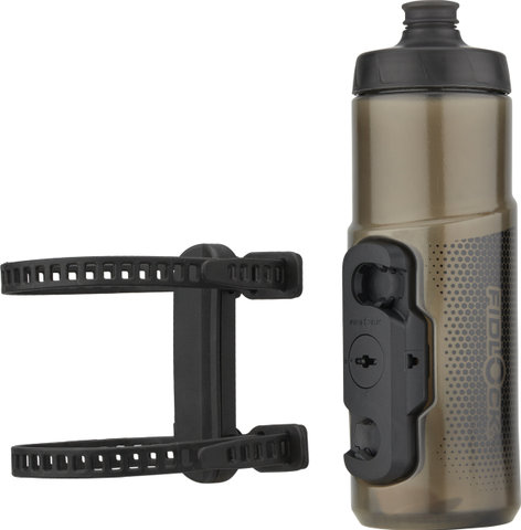 FIDLOCK Système de Porte-Bidon TWIST uni base avec Bidon 600 ml - transparent-noir/600 