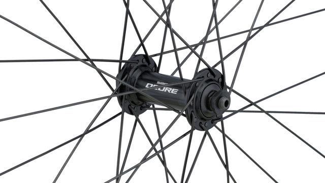 bc basic DT Swiss 535 + Shimano T3000 / DH-C3000 26" Wheelset - black | 26" set (front 9x100 + rear 10x135) Shimano