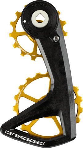 CeramicSpeed OSPW RS 5-Spoke Pulley Wheels for SRAM Force E1/Rival E1 Gold - gold | 14 teeth (guide pulley), 20 teeth (tension pulley)