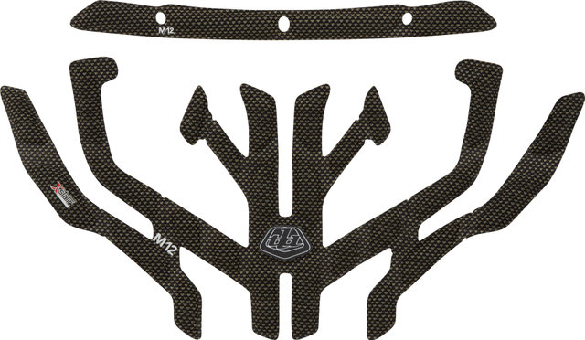 Troy Lee Designs Coussinets Headliner pour Casque A3 - black/12 mm / 57 - 59 cm