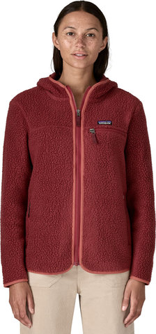Patagonia Chaqueta con capucha para damas Retro Pile Hoody - sequoia red/M
