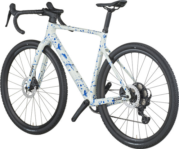 Scott Vélo de gravel Addict Gravel 30 Carbon 28" - white-splatter blue | XS | 28"