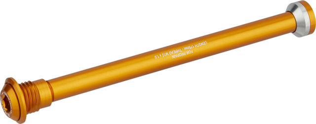 Burgtec Thru Axle 175 mm Rear for Propain - iron bro orange/148 mm
