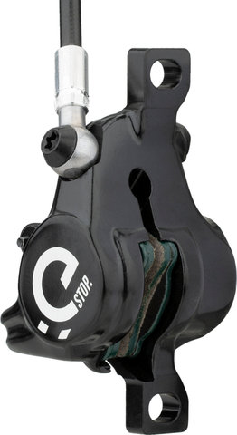 Magura MT4 eSTOP Carbotecture Disc Brake - polished black anodized/Set/Flip-Flop (non-side-specific)