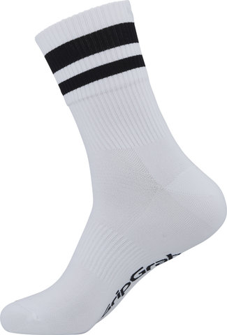 GripGrab Original Stripes Performance Crew Socks - white/41 - 44
