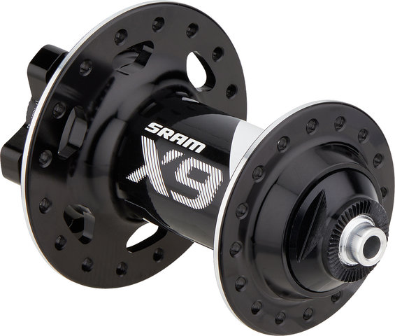 SRAM X9 Disc 6-bolt front hub - black/front wheel only/32/5 mm Quick Release
