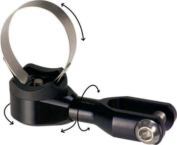 SON Delux 3D Bracket - black anodized