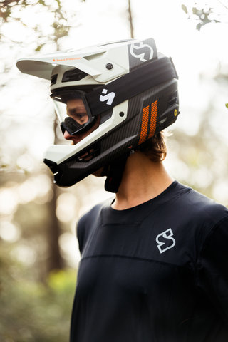 Sweet Protection Fixer Carbon 2Vi MIPS Fullface Helmet - bronco white carbon/55 - 56 cm
