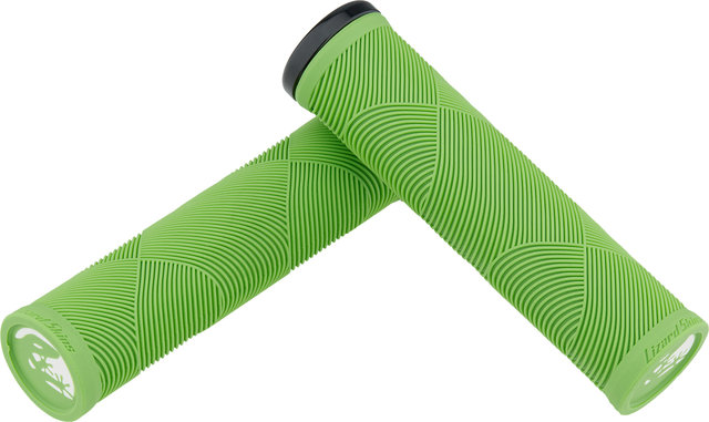 Lizard Skins Puños Strata Lock-On - lime green/135 mm