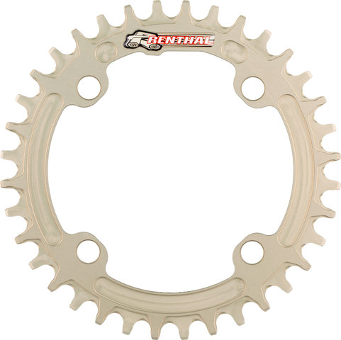 Renthal Plateau 1XR, 4 bras, BCD 104 mm - gold/36 