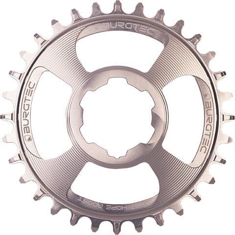 Burgtec Hope Boost Direct Mount Thick Thin Chainring - rhodium silver/32 