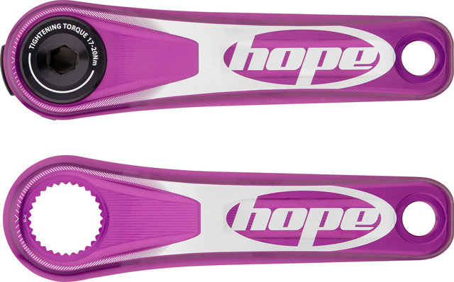 Hope Kids No Spider Kurbel - purple/135,0 mm