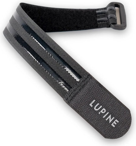 Lupine Cinta de velcro - negro | 210 mm
