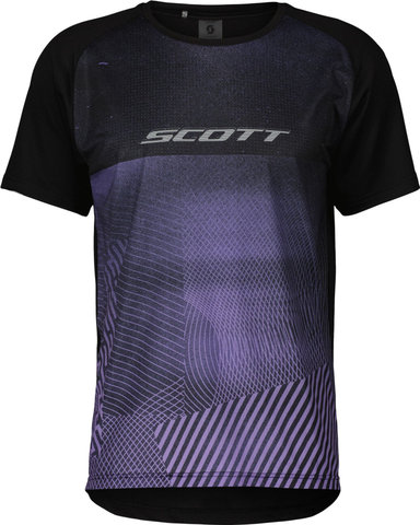 Scott Maillot Trail Tuned Tee S/S - black-swish purple/M