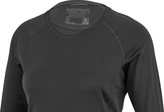 Patagonia Maillot de Corps pour Dames Capilene Midweight Crew Baselayer L/S - black | S