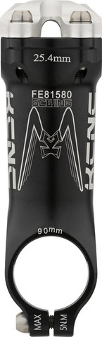 KCNC Potence SC Wing 25,4 mm 5° - noir/90 mm