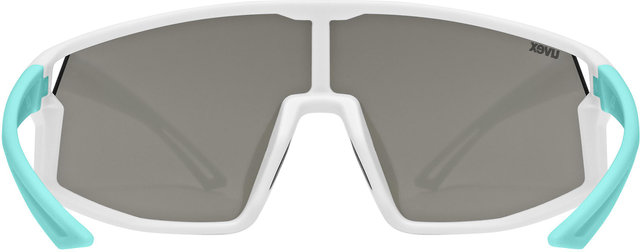 uvex Gafas para niños Skyryse Jr. - white-green/mirror silver