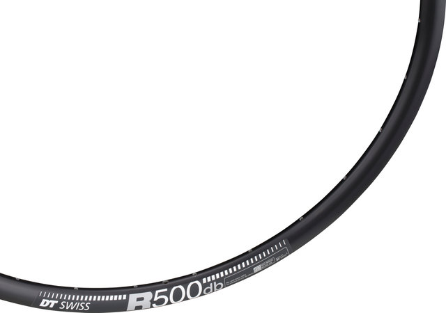 DT Swiss R 500 DB Disc Road Felge - schwarz/28/28"