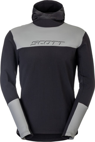 Scott Vertic Pro Warm Hoodie - black-fog blue | S