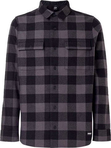 Oakley Chemise Bear Cozy Flannel - black-grey check/M
