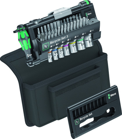 Wera Juego de llaves Bicycle Set 3 - negro-verde