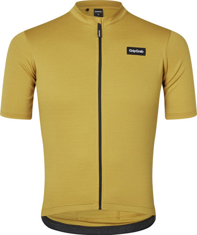 GripGrab EXPLR Merinotech S/S Trikot - mustard yellow/M