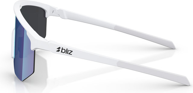 Bliz Hero Sports Glasses - matte white | blue multicolor