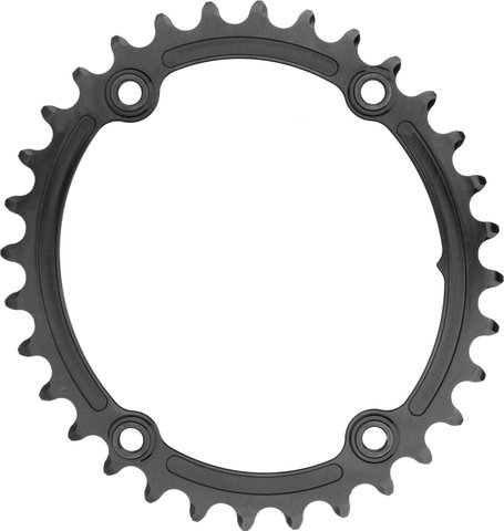 absoluteBLACK Plato Oval Road 110/4 para Sub-Compact - black/32 