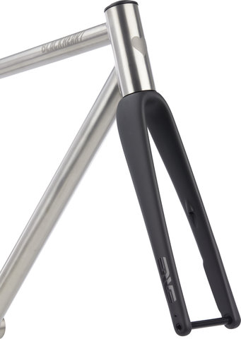 Blackheart Road Ti Rahmenkit - titanium brushed/1 1/8" - 1 1/4" tapered/43 mm/M/28"