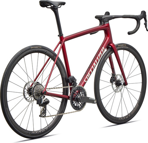 Specialized Aethos Pro AXS Carbon 28" Rennrad - gloss red sky-chrome | 165,0 mm | 50 mm | XS | 28"