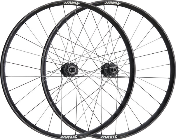 Mavic Juego de ruedas Deemax DH Disc 6 agujeros 29" - negro/29" set (RD 20x110 Boost + RT 12x157) Shimano
