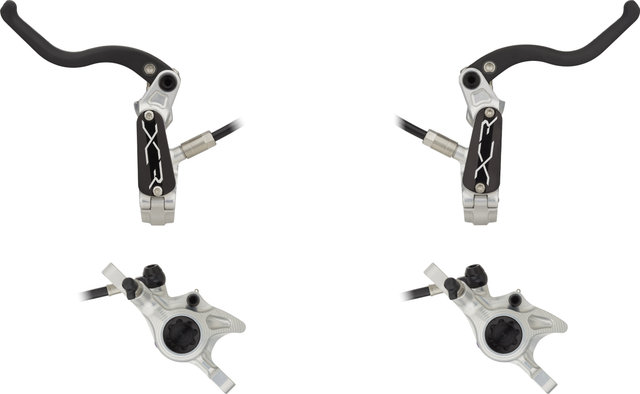 Hope XCR PRO X2 Postmount v+h Set Scheibenbremse - silver/Set/links/rechts (seitenspezifisch)