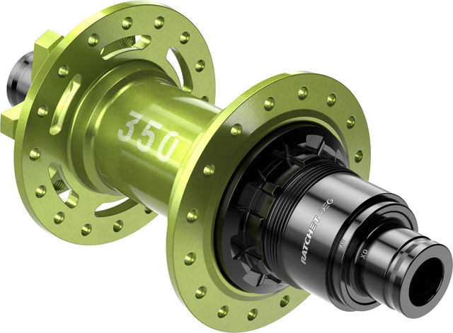 DT Swiss 350 MTB DEG 72 LTD Boost Disc 6-bolt Rear Hub - verde/32/12 mm Eje Pasante/SRAM XD
