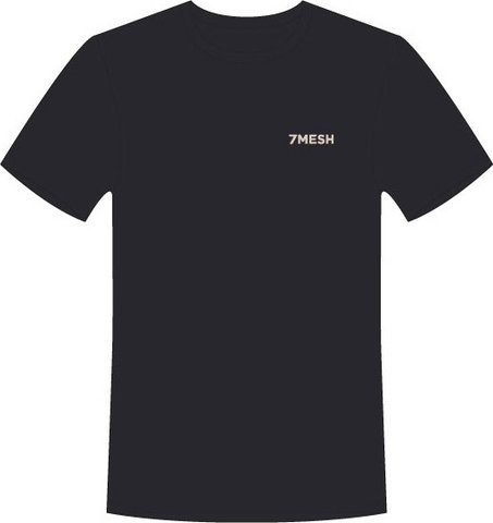7mesh Podium Logo T-Shirt - vintage black-almond/M