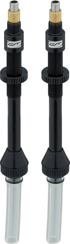 CONTEC Válvula Tubeless FastAir TL Road - 2 unidades - negro/SV 65 mm