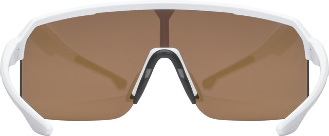 uvex ramp sports glasses - white matte | mirror gold