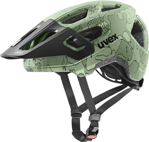 uvex Casco react jr. - moss green altimeter matt | 52 - 56 cm